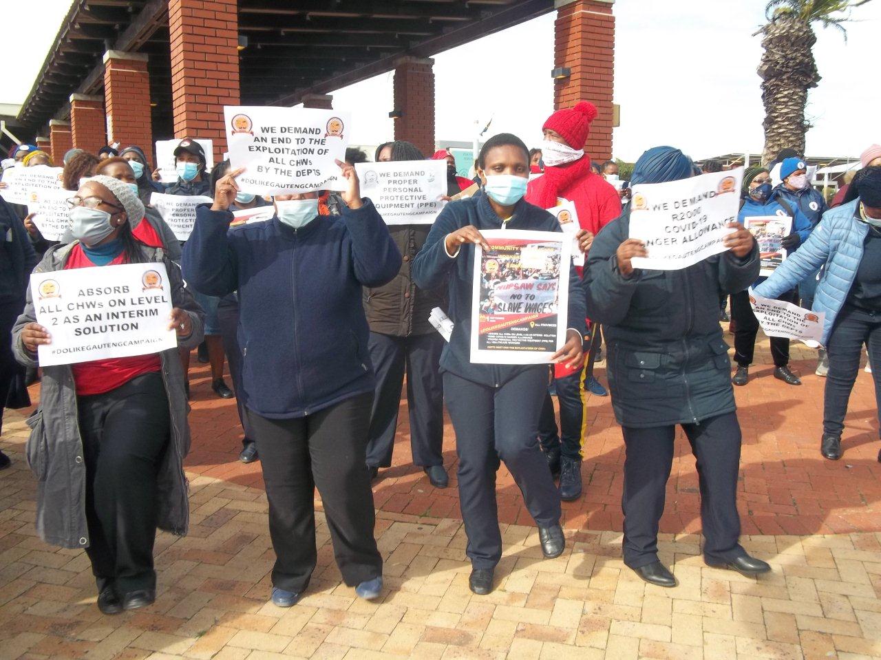 Community Healthcare Workers Demand danger Pay GroundUp